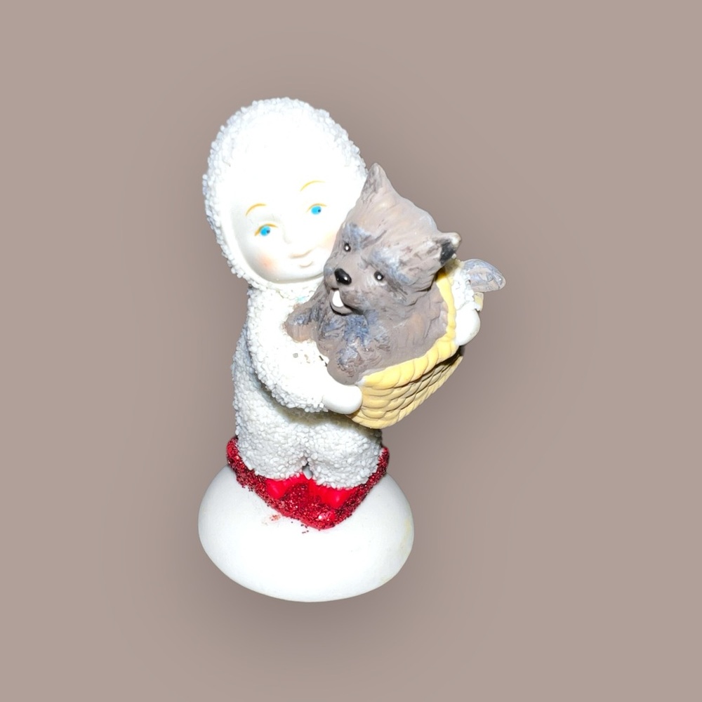 Snowbabies Dept 56 ‘No Place Like Home’ Dorothy & Toto Figurine